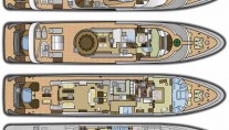 Motor yacht KINTA -  Layout
